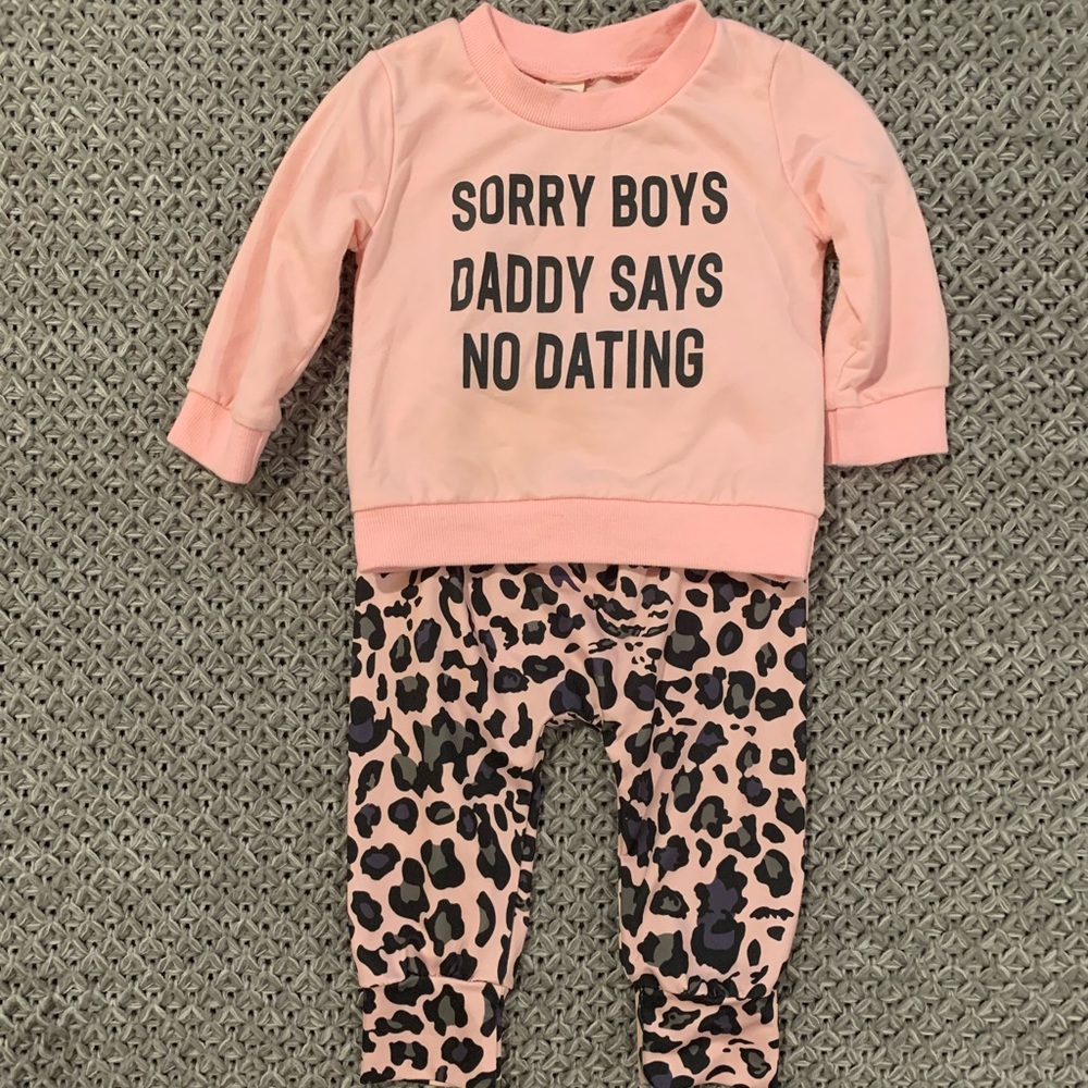 Pink leopard 2-Piece outfit